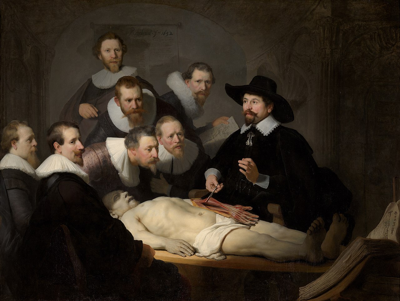 « La Leçon d'anatomie du docteur Tulp » de Rembrandt