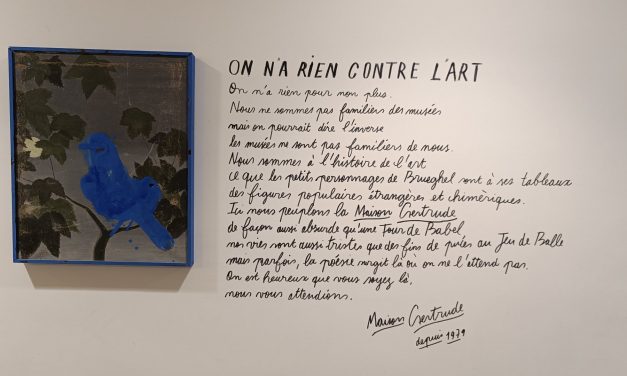 Maison Gertrude, un centre d’art en maison de repos